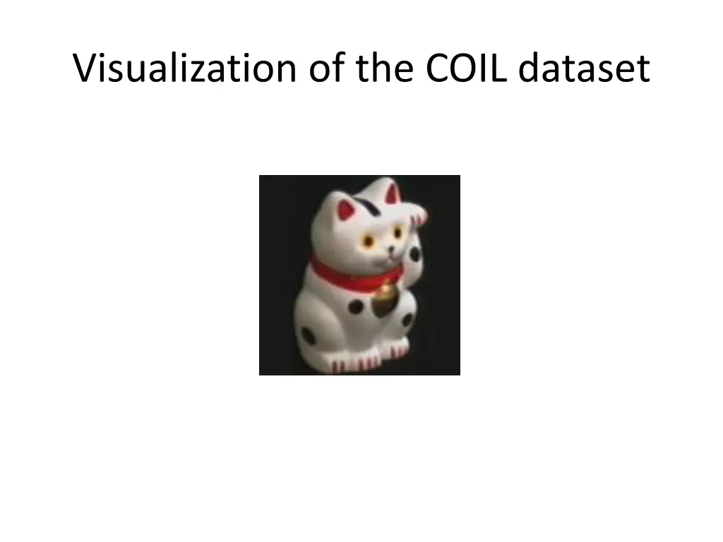 visualization of the coil dataset 16