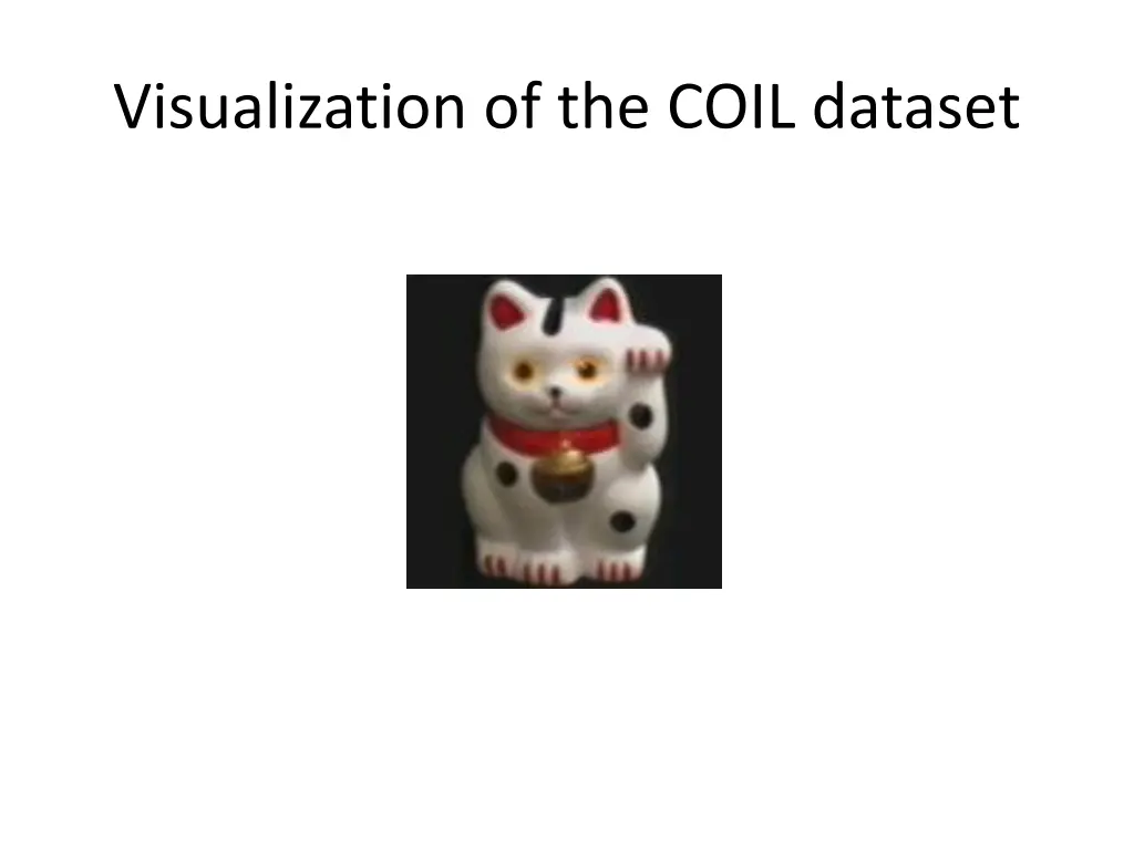 visualization of the coil dataset 18