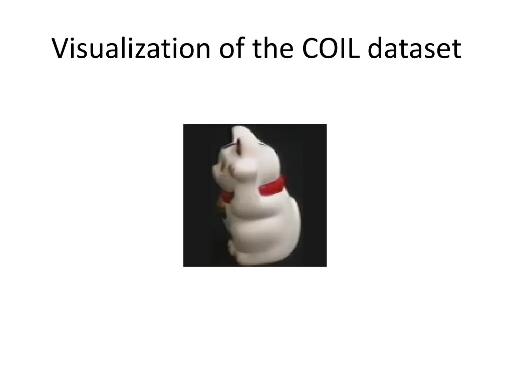 visualization of the coil dataset 4