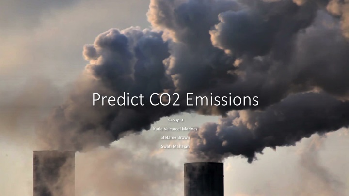 predict co2 emissions