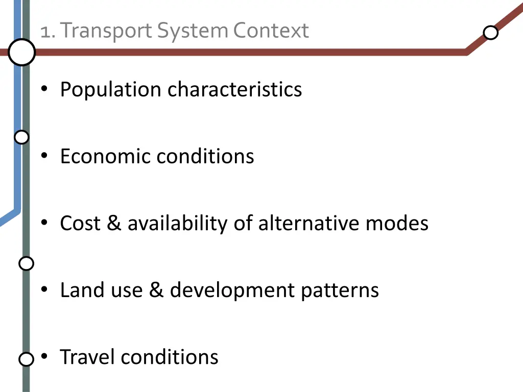 1 transport system context