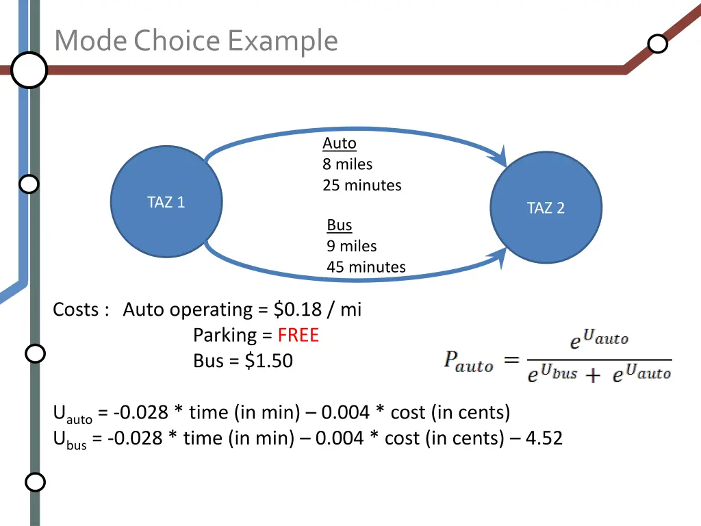 mode choice example 2