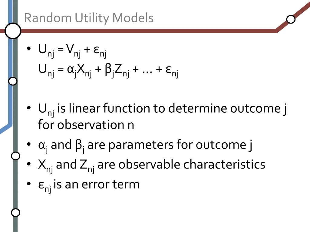 random utility models