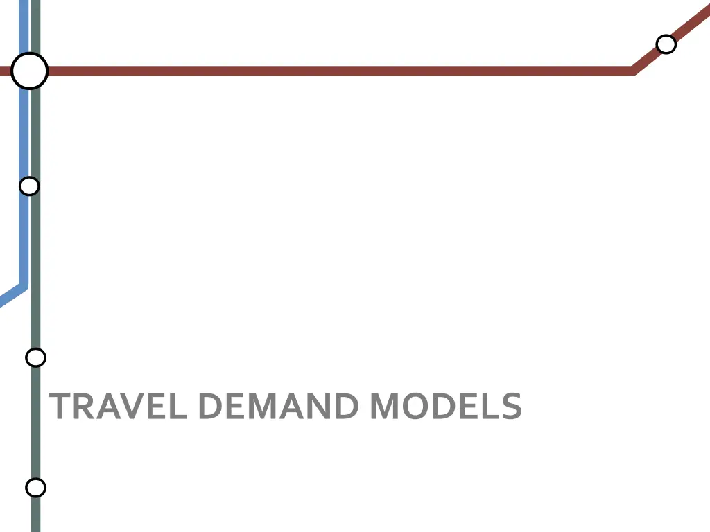 travel demand models