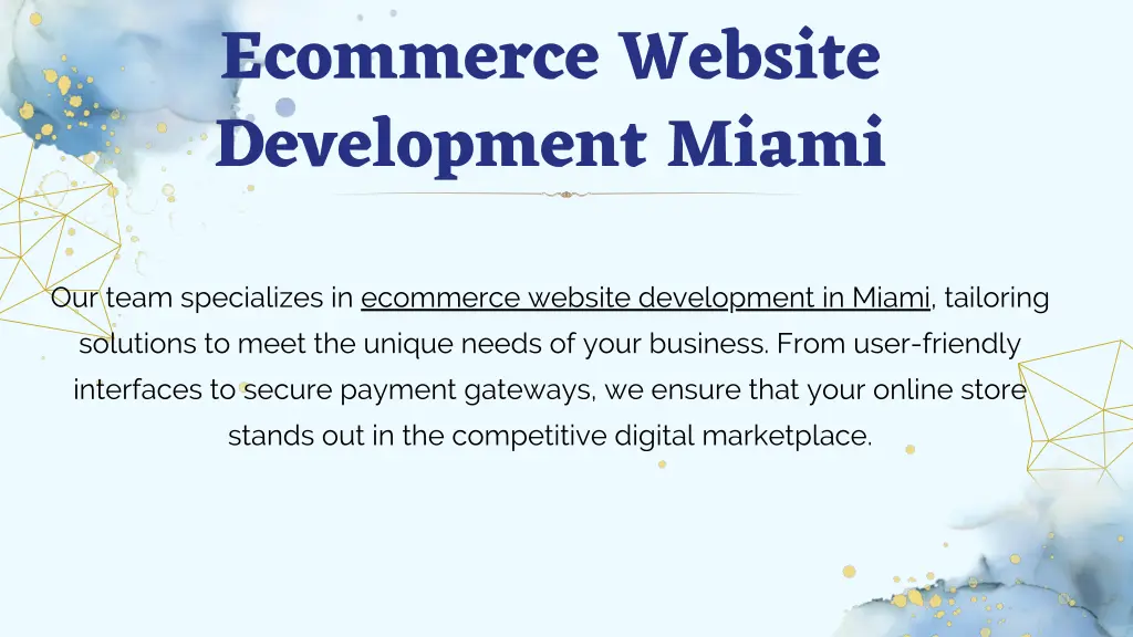 ecommerce website development miami 1