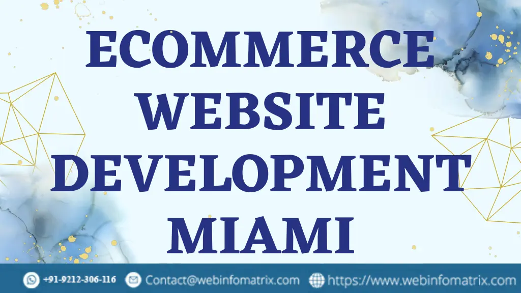 ecommerce website development miami