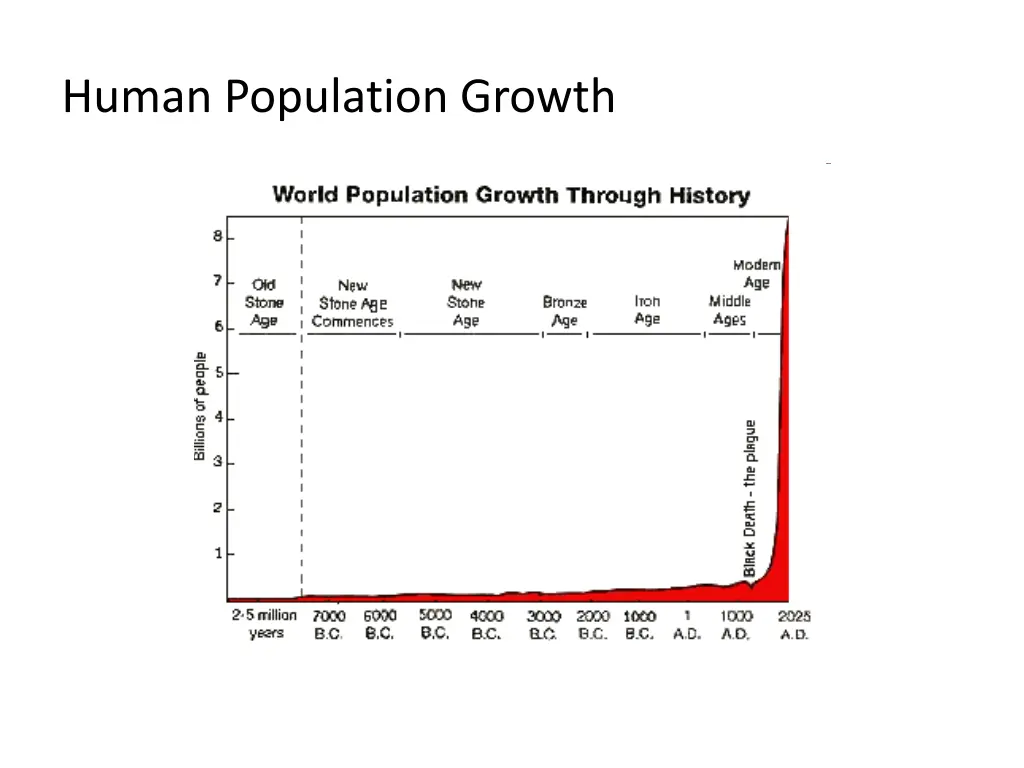 human population growth