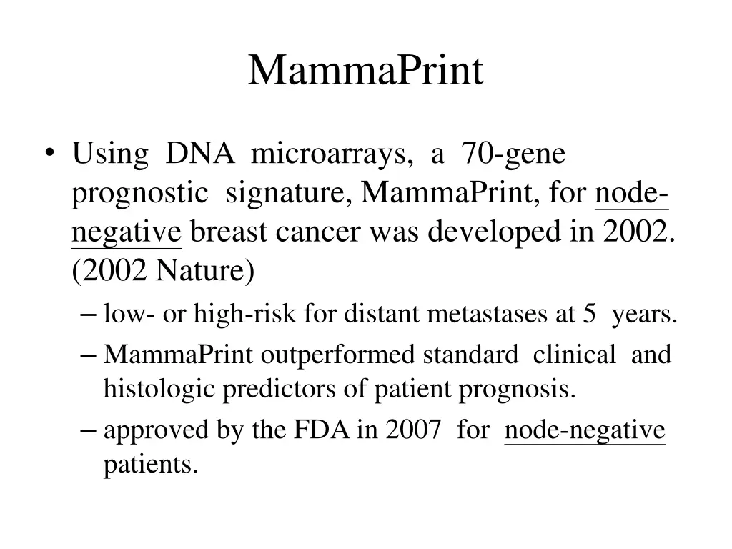 mammaprint