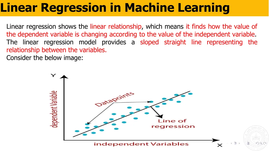 linear regression in machine learning