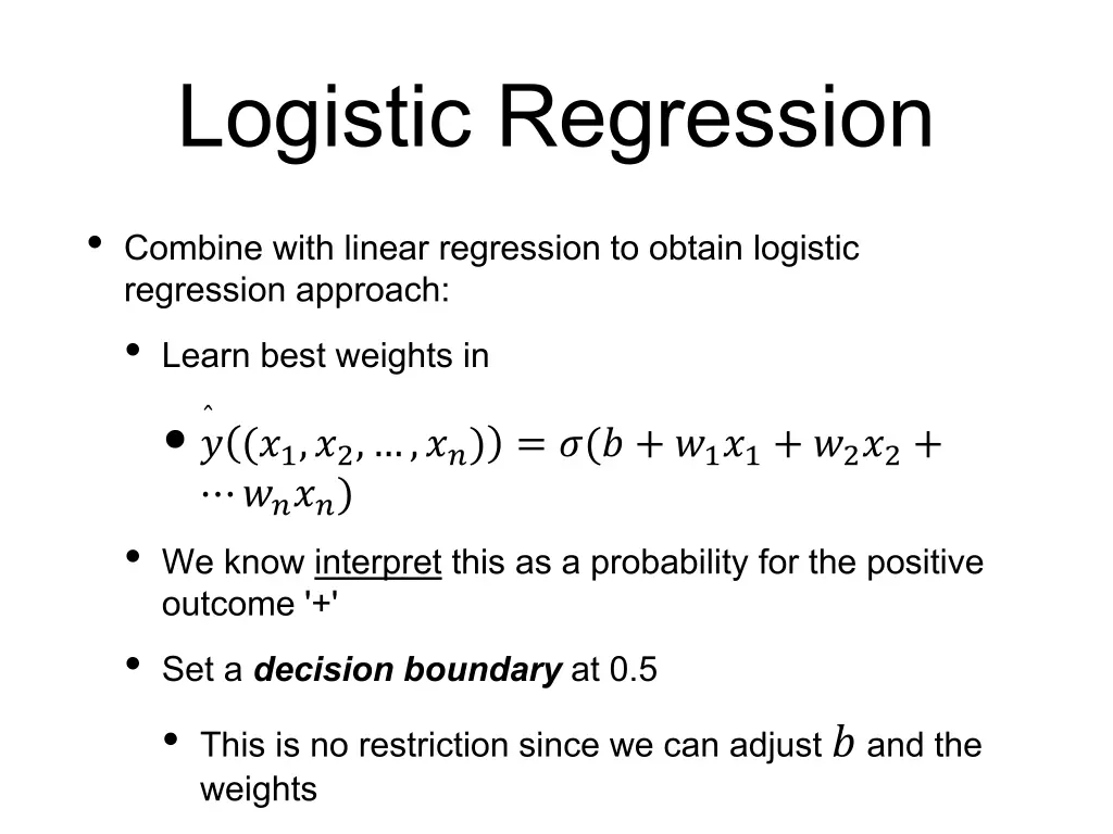 logistic regression 2