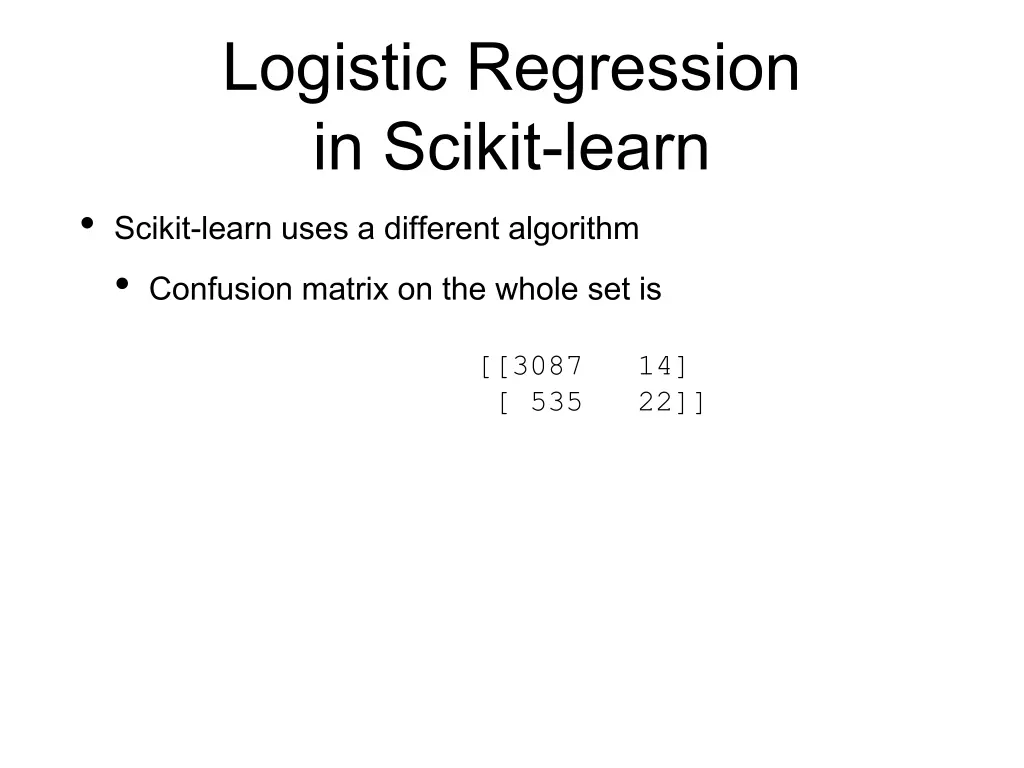 logistic regression in scikit learn scikit learn