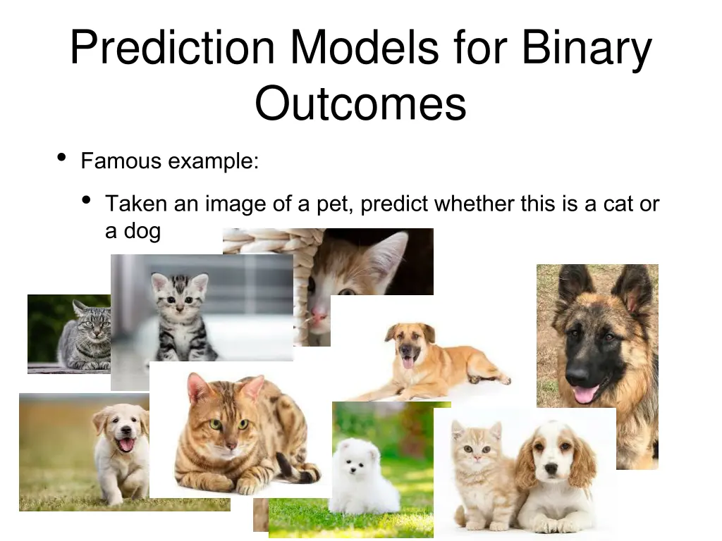 prediction models for binary outcomes famous