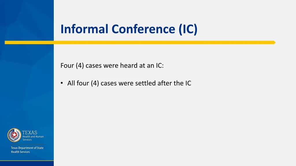 informal conference ic