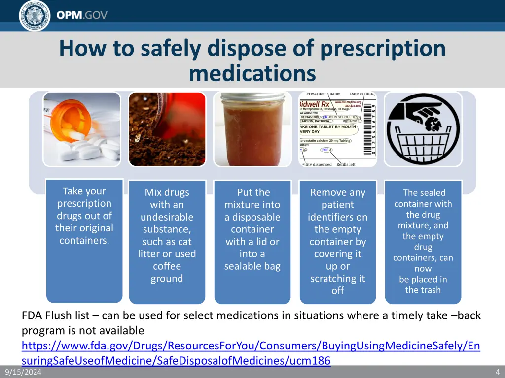 how to safely dispose of prescription medications 1