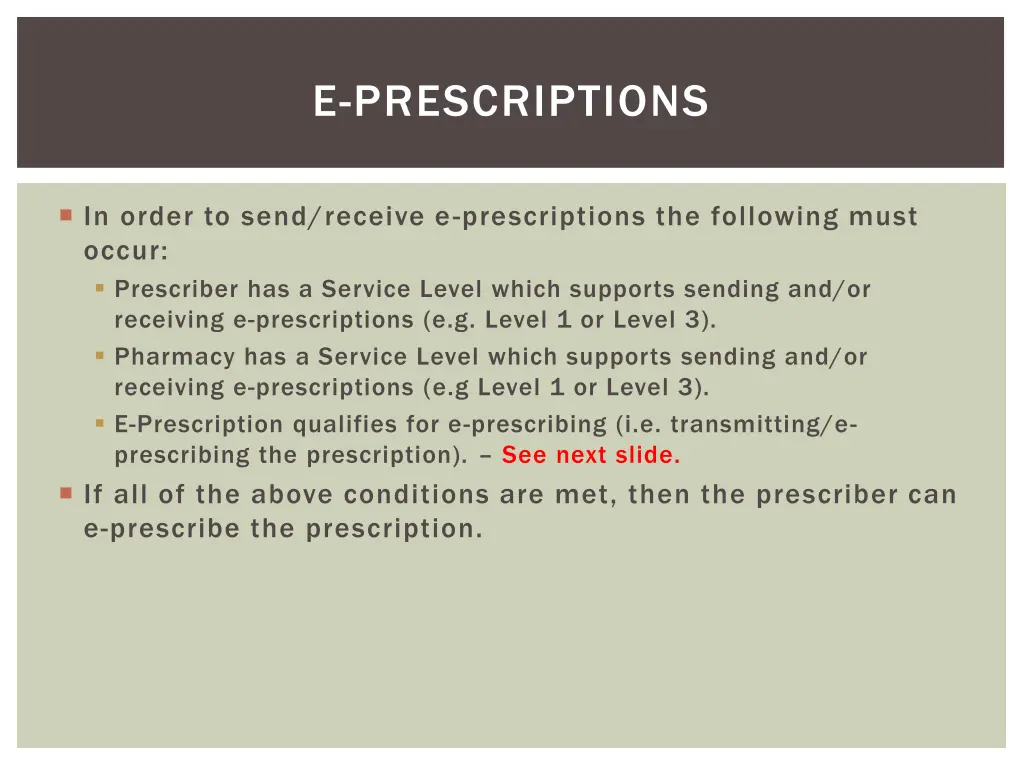 e prescriptions