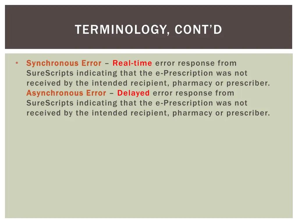 terminology cont d 1