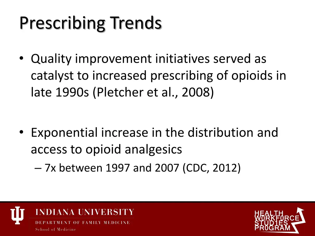 prescribing trends