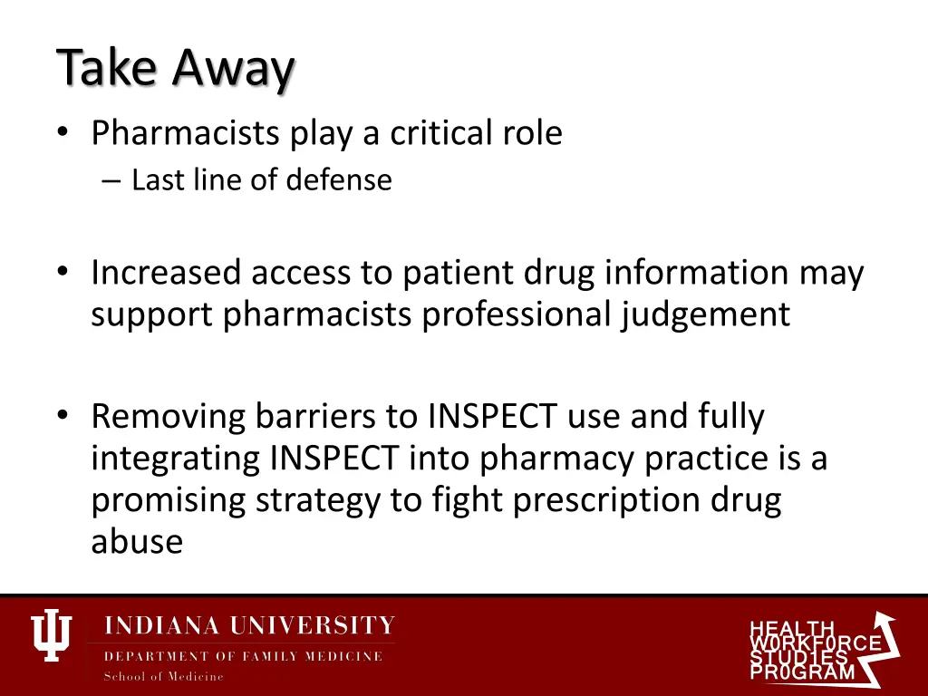 take away pharmacists play a critical role last