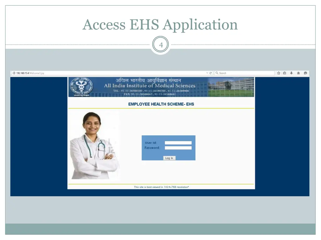 access ehs application