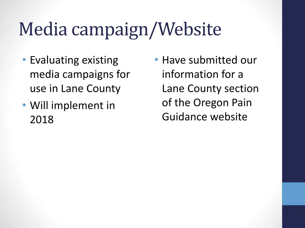 media campaign website