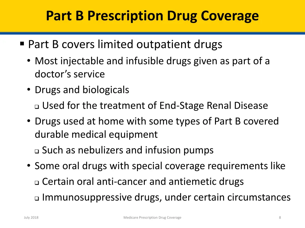 part b prescription drug coverage