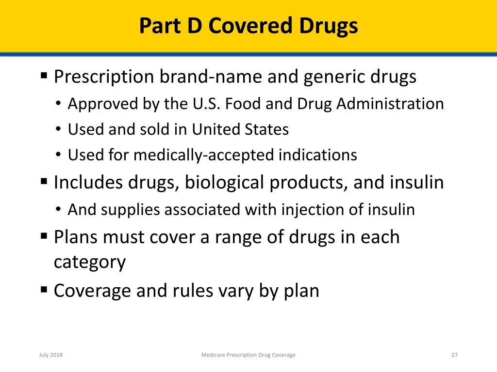 part d covered drugs