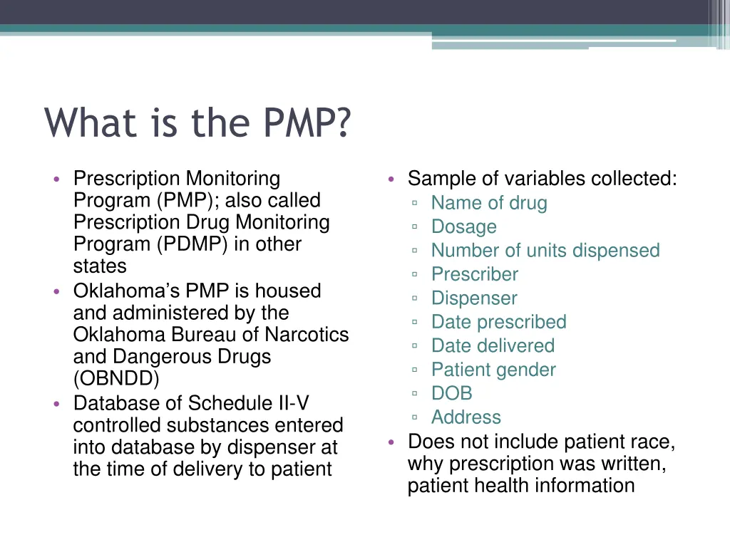 what is the pmp