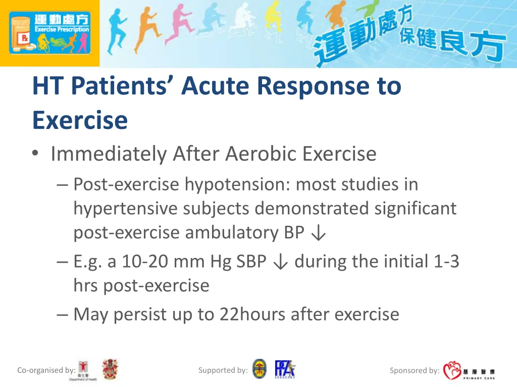 ht patients acute response to exercise