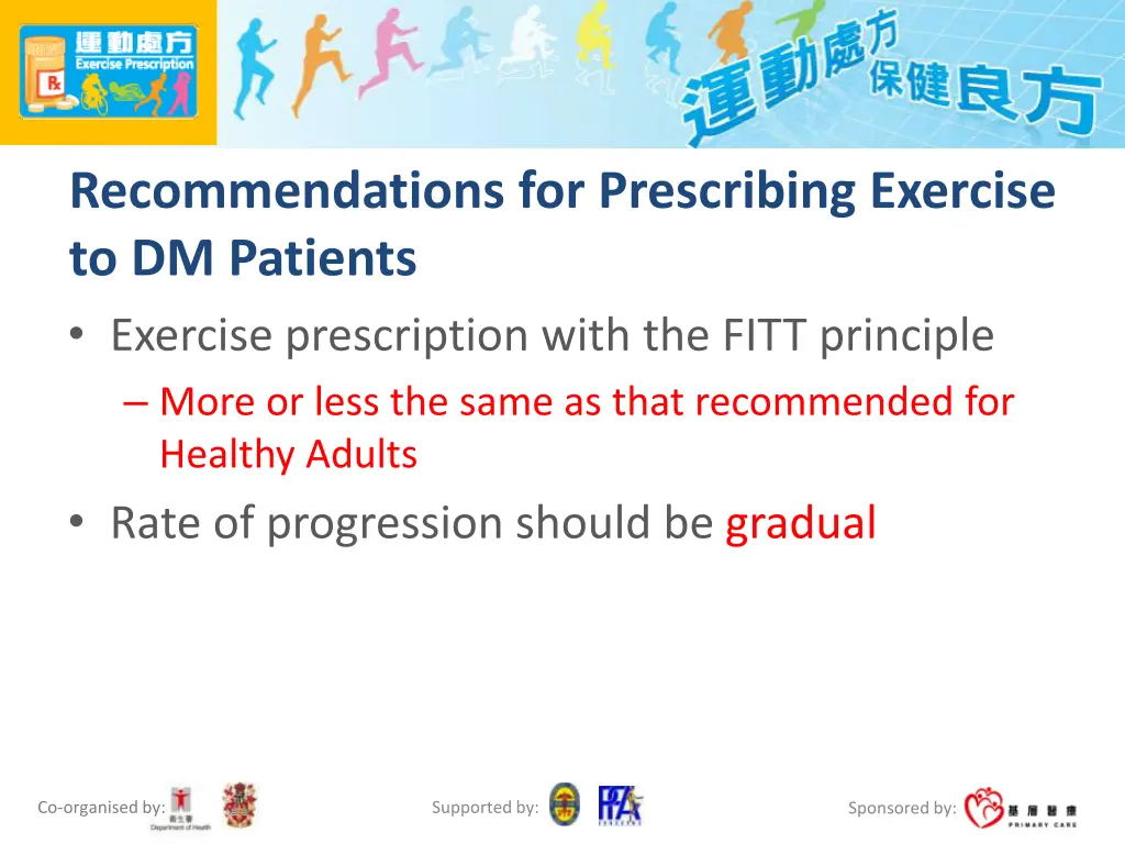 recommendations for prescribing exercise