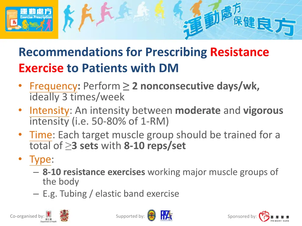 recommendations for prescribing resistance