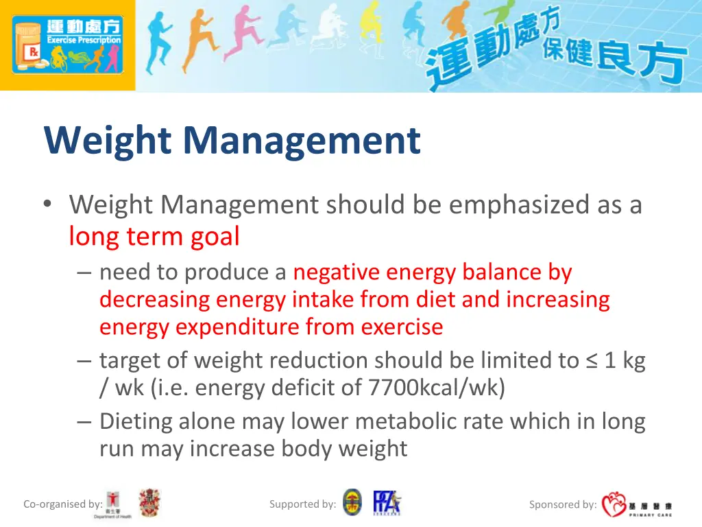 weight management