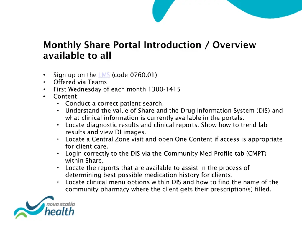 monthly share portal introduction overview