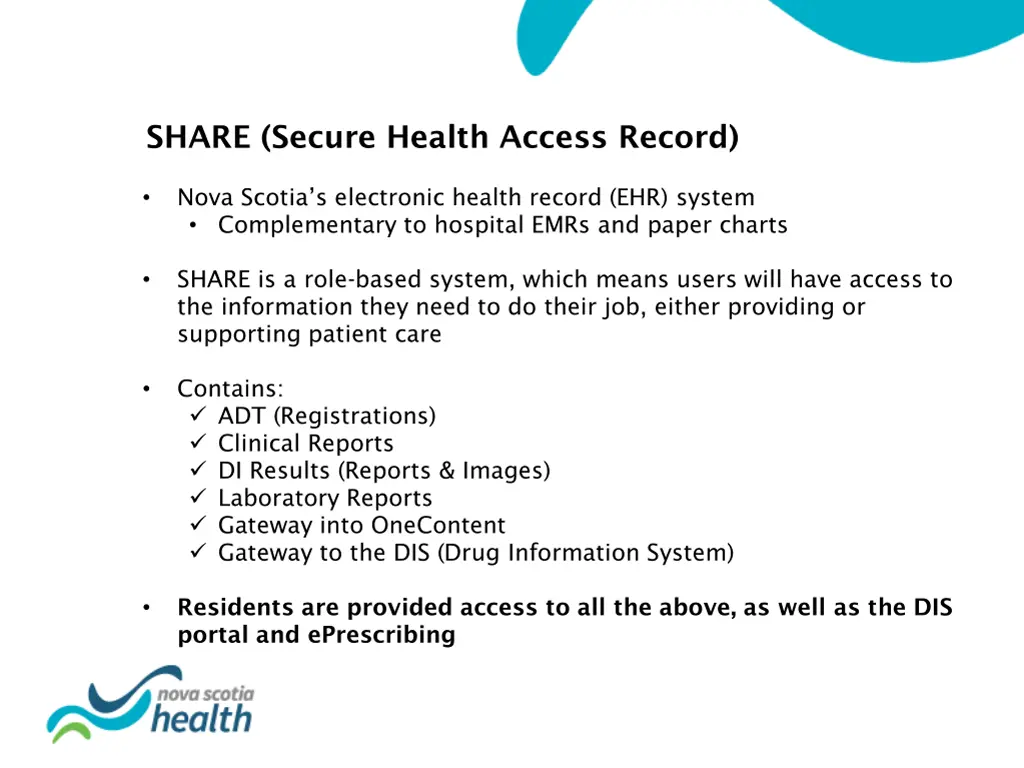 share secure health access record