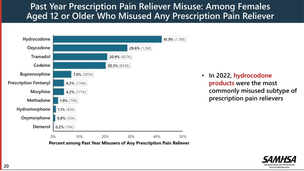 past year prescription pain reliever misuse among