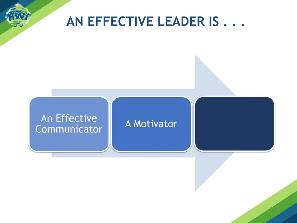 an effective leader is 1