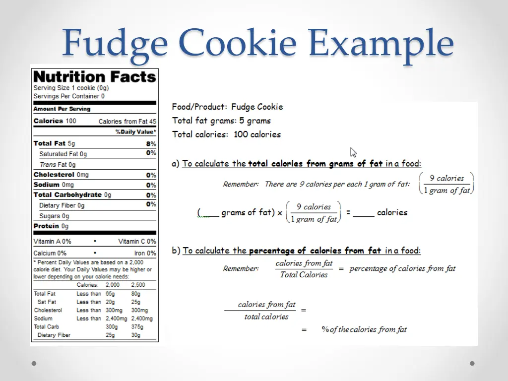 fudge cookie example