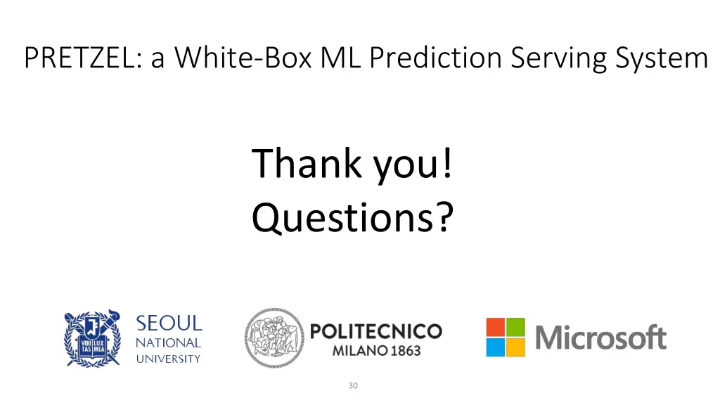 pretzel a white box ml prediction serving system