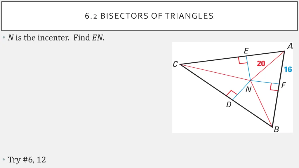 6 2 bisectors of triangles 6