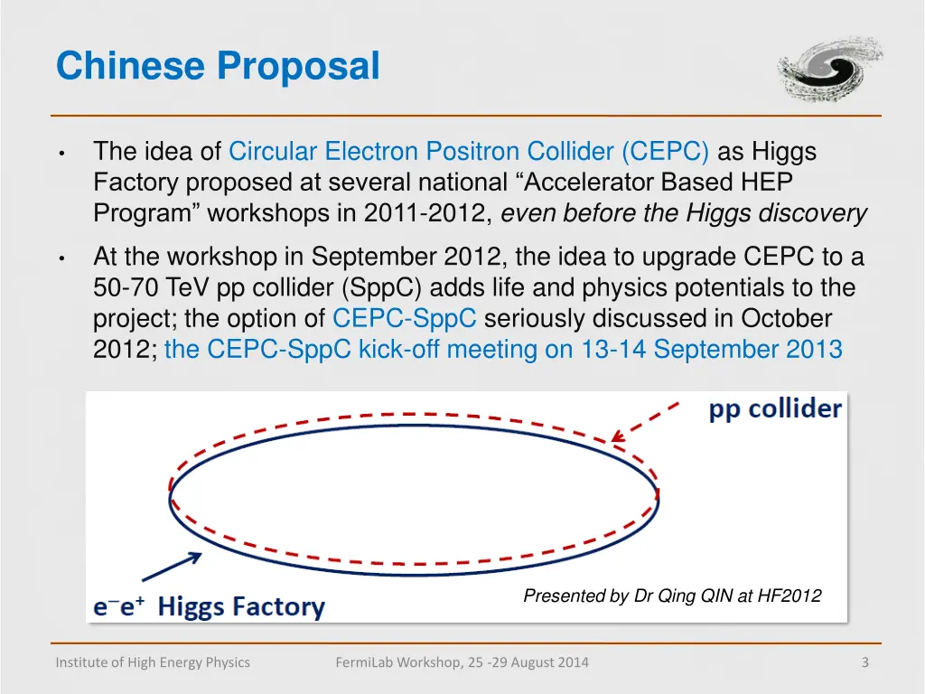 chinese proposal