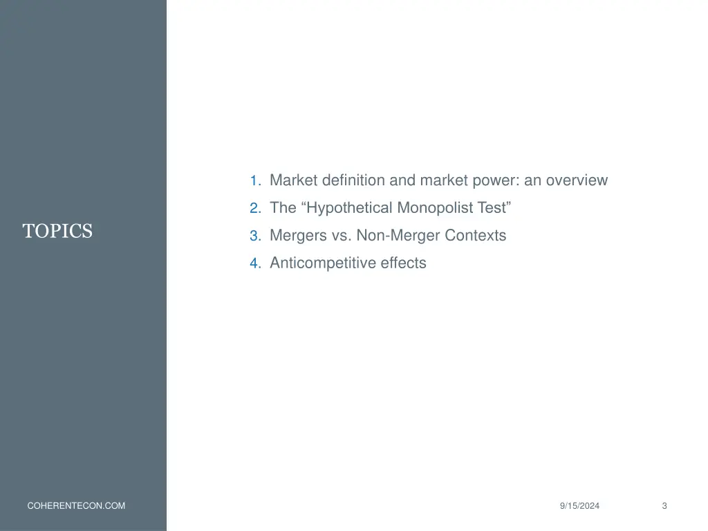 1 market definition and market power an overview