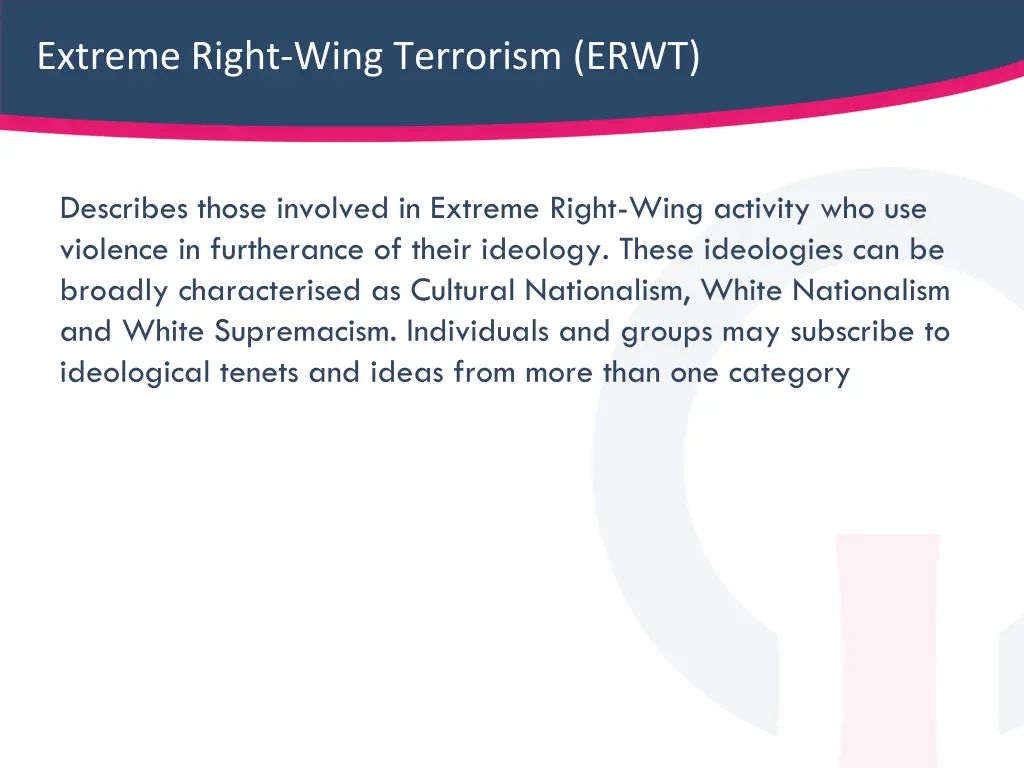 extreme right wing terrorism erwt