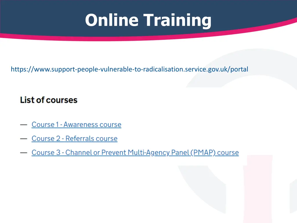 online training