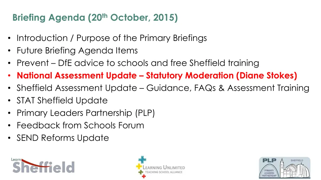 briefing agenda 20 th october 2015 3