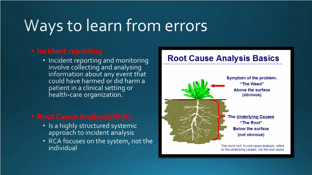 ways to learn from errors