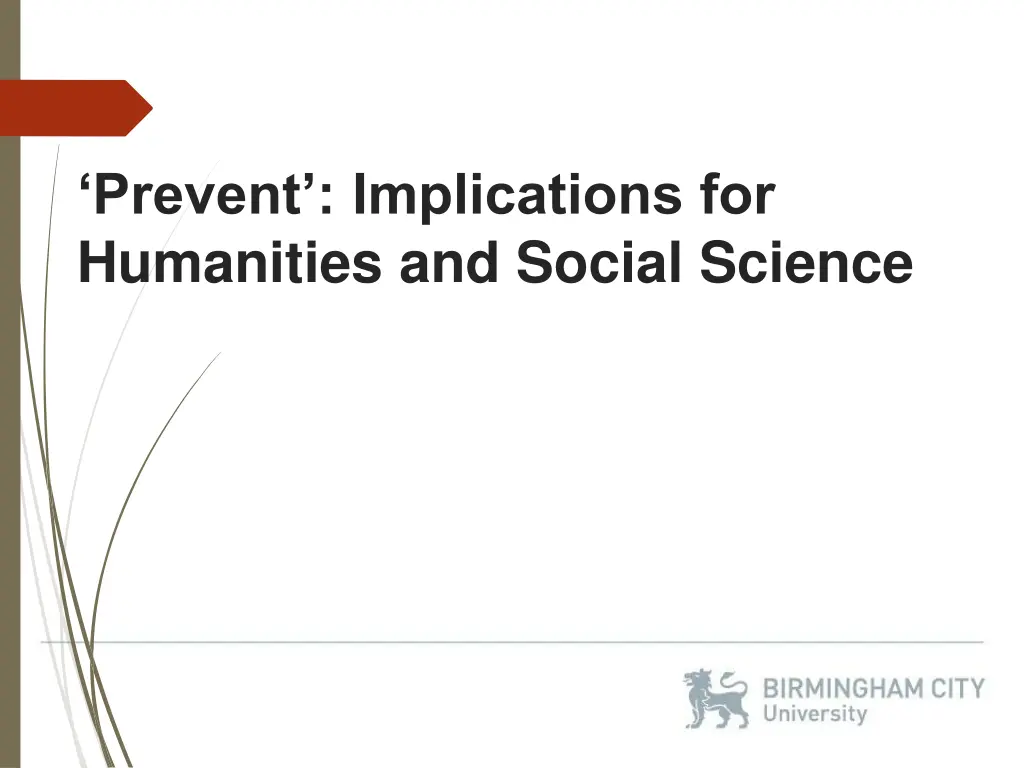 prevent implications for humanities and social