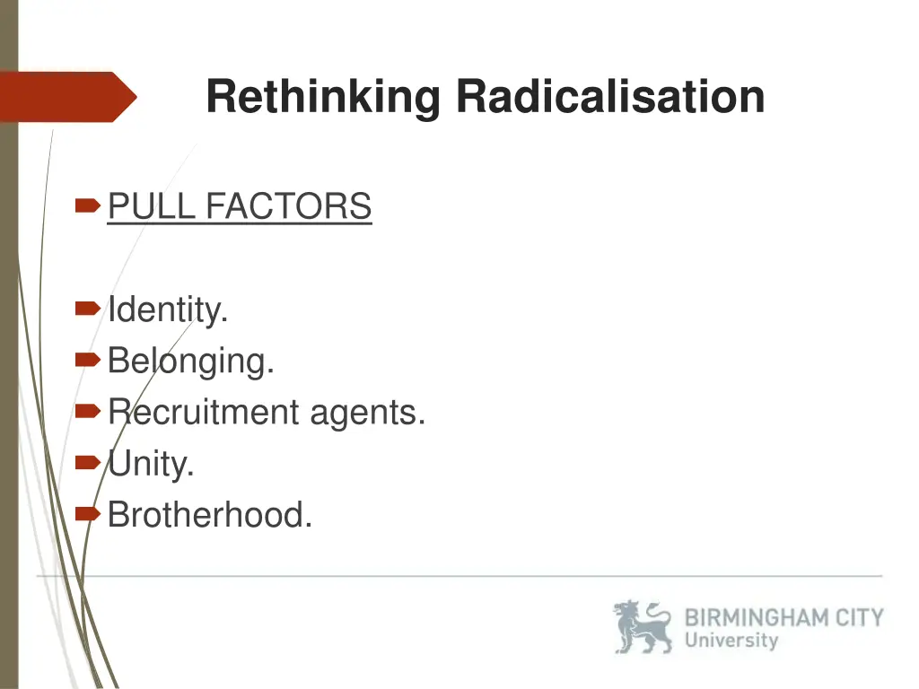 rethinking radicalisation 1