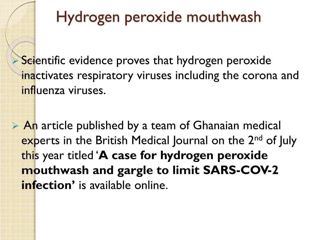 hydrogen peroxide mouthwash 4