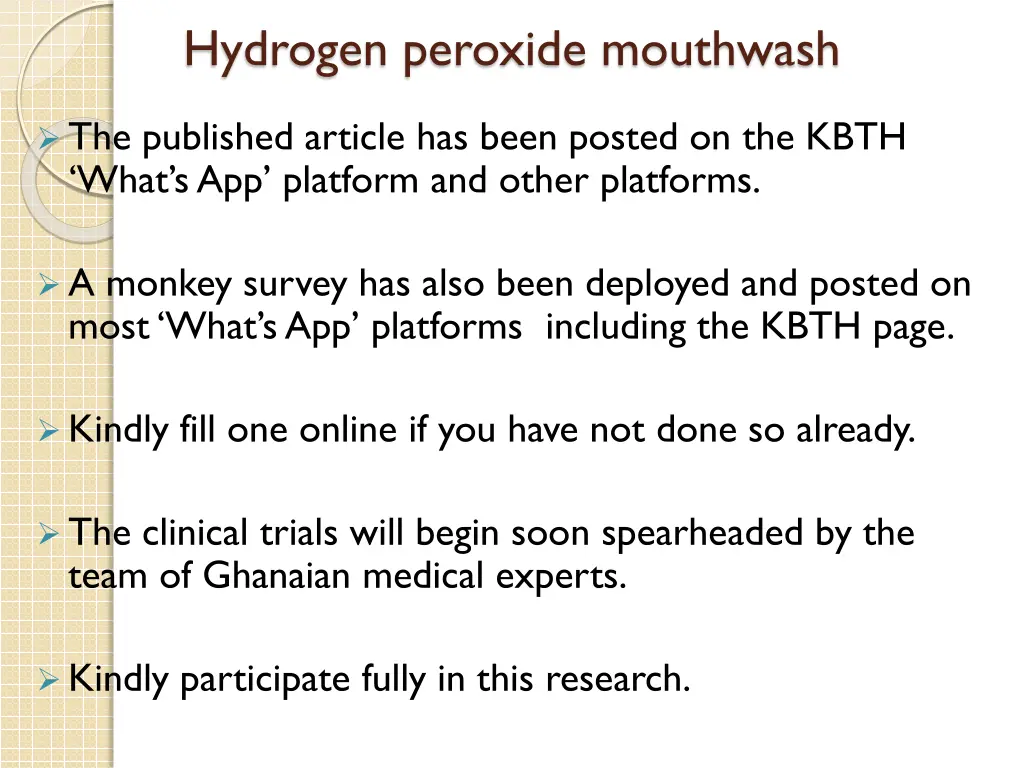 hydrogen peroxide mouthwash 5