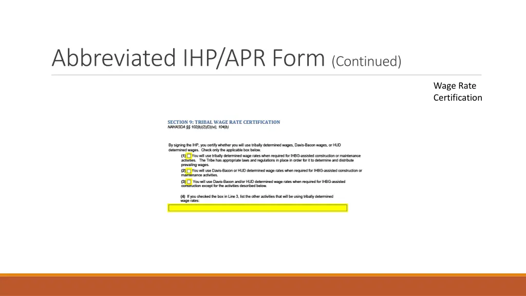 abbreviated ihp apr form continued 7