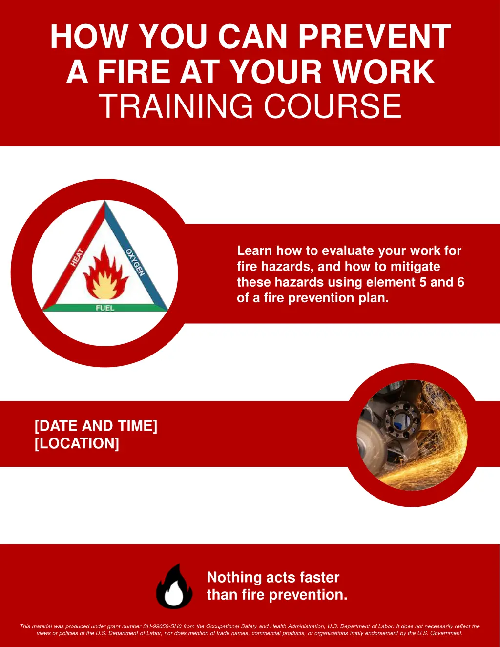 how you can prevent a fire at your work training